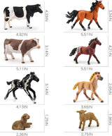 Juego de Animales de Granja 8PCS - LC JoyCre para Niños