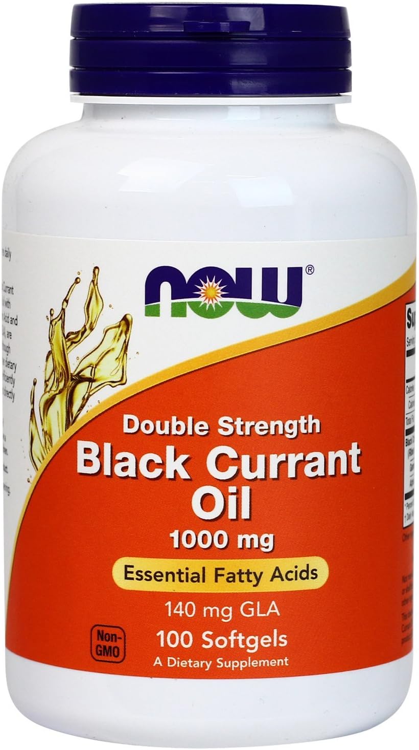 Aceite de Grosella Negra 1000 mg - Now Foods - 100 cápsulas