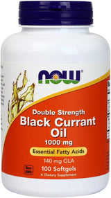 Aceite de Grosella Negra 1000 mg - Now Foods - 100 cápsulas