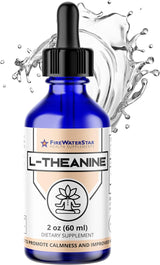 Suplementos Gotas líquidas de L-teanina 200 mg 2 onzas