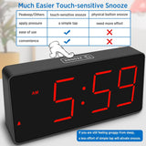Reloj Digital con Alarma, Números Grandes, Carga USB, Modelo Peakeep