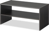 Organizador de almacenamiento apilable con 2 estantes, 24 pulgadas