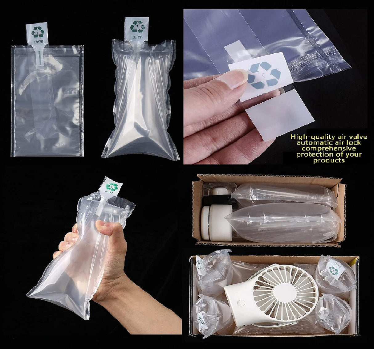 Bolsa Inflable Plástica 4x6 - 50 Pzs, Protección Inflatable