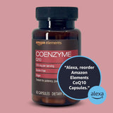 CoQ10 Vegano 100 mg Amazon Elements 2 Meses 60 Cápsulas