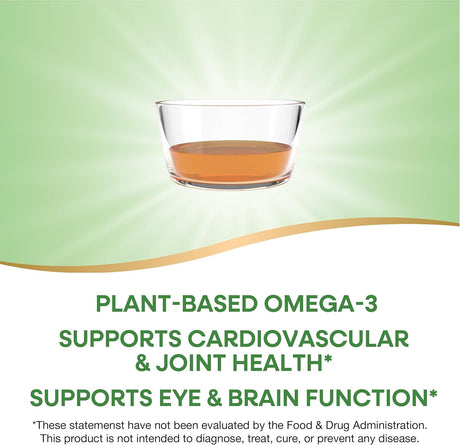 Suplemento Omega-3 vegetal NutraVege extra fuerza, salud ocular, corazón y cerebro, 6.8 oz