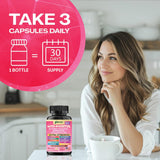 Suplemento de Inositol y vitaminas, 90 cápsulas veganas