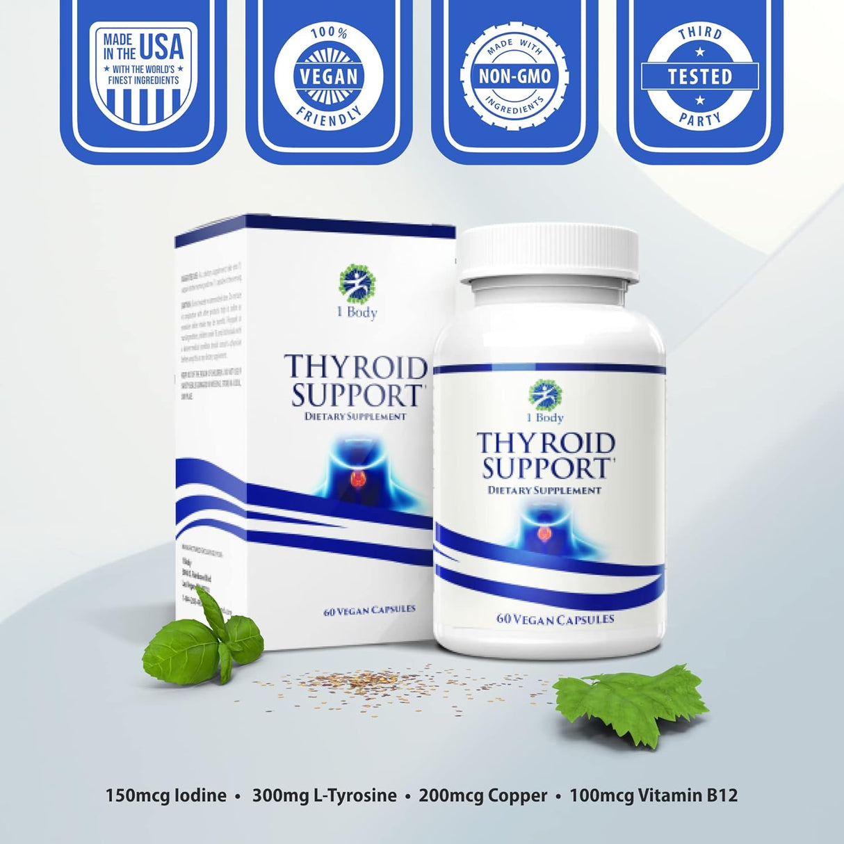 Suplementos Alimenticios con yodo para tiroides