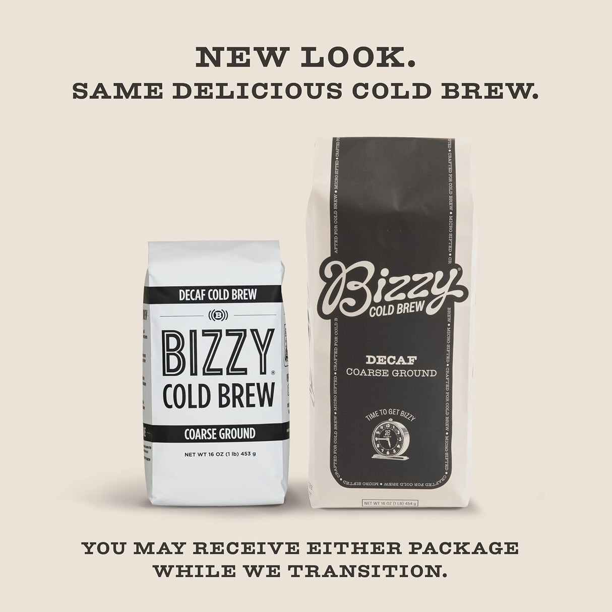 Café Frío Bizzy Decaf 100% Arábica 1 LB Proceso de Agua