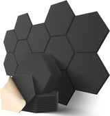 Paneles acústicos autoadhesivos 12 x 10 - Diseño hexagonal