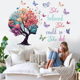 Vinilo Decorativo She Believed She Could - Inspirador Murales