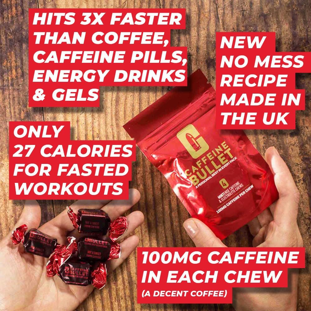 Caffeine Bullet Mint Energía Chews Sport Science 80u