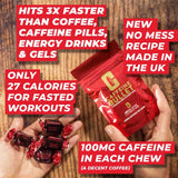 Caffeine Bullet Mint Energía Chews Sport Science 80u