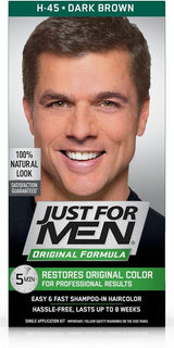 Color de cabello para hombres marrón oscuro (paquete de 3)