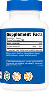 Nutricost R-5-P Vitamina B2 50MG 120 Cápsulas Veganas