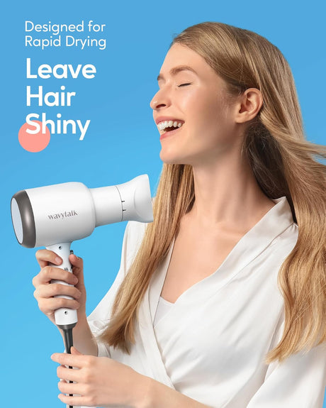 Secador de pelo con difusor y concentrador Wavytalk