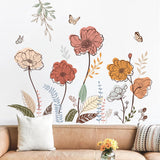 Pegatinas de Flores Wondever para Paredes, Decoración Boho