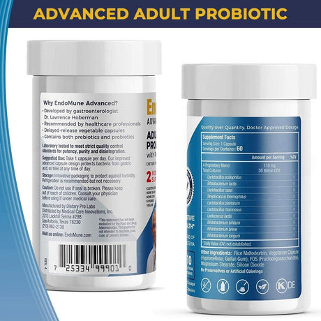 Suplemento probiótico multicepa avanzada para adultos 60 und