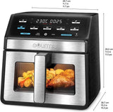 Freidora de aire Gourmia 7.5L con ventana y luz, Mod. GAF858