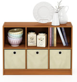 Estantería Furinno 3x2 con Bins, Almacenamiento, Modelo Básico