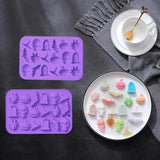 Molde de Silicona Halloween 2 Pack, 3D Calavera y Murciélago