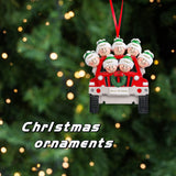 Adornos Navideños Personalizados Jewelstruck para 6 Nombres