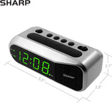 Reloj Despertador Digital con Alarma Ascendente y Doble Alarma