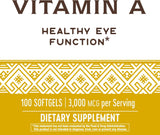 Suplementos Alimenticios Vitamina A 100 cápsulas blandas