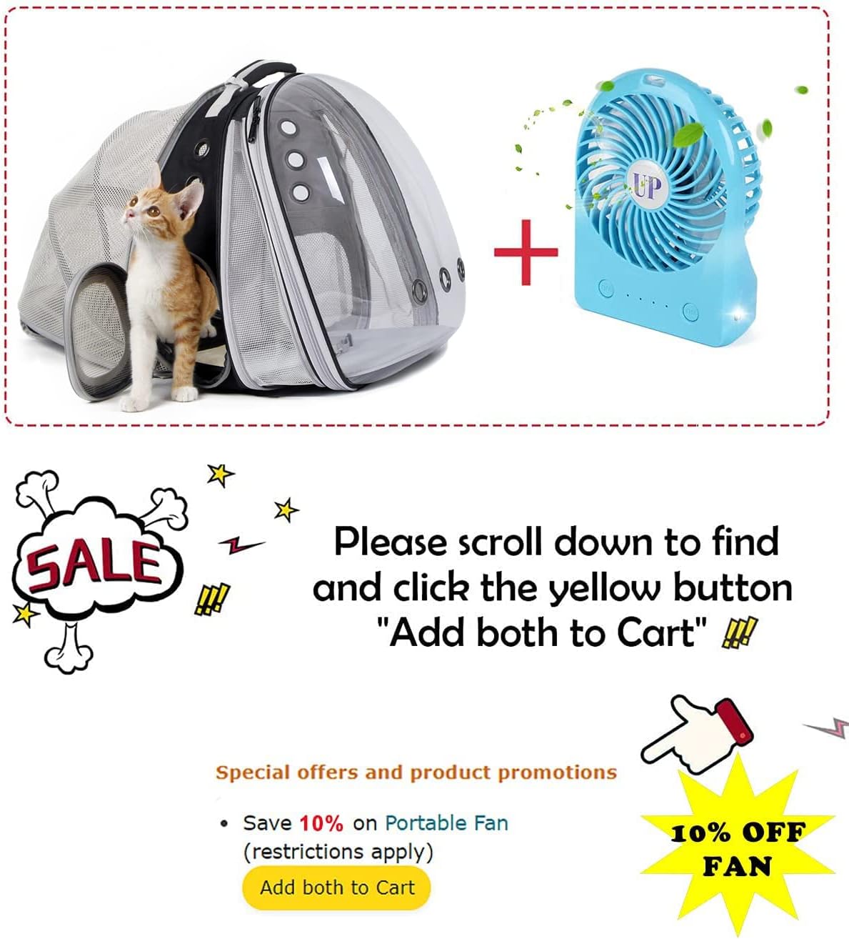 Mochila Portátil para Gatos, Expandible, hasta 20 lbs, Modelo X
