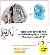 Mochila Portátil para Gatos, Expandible, hasta 20 lbs, Modelo X