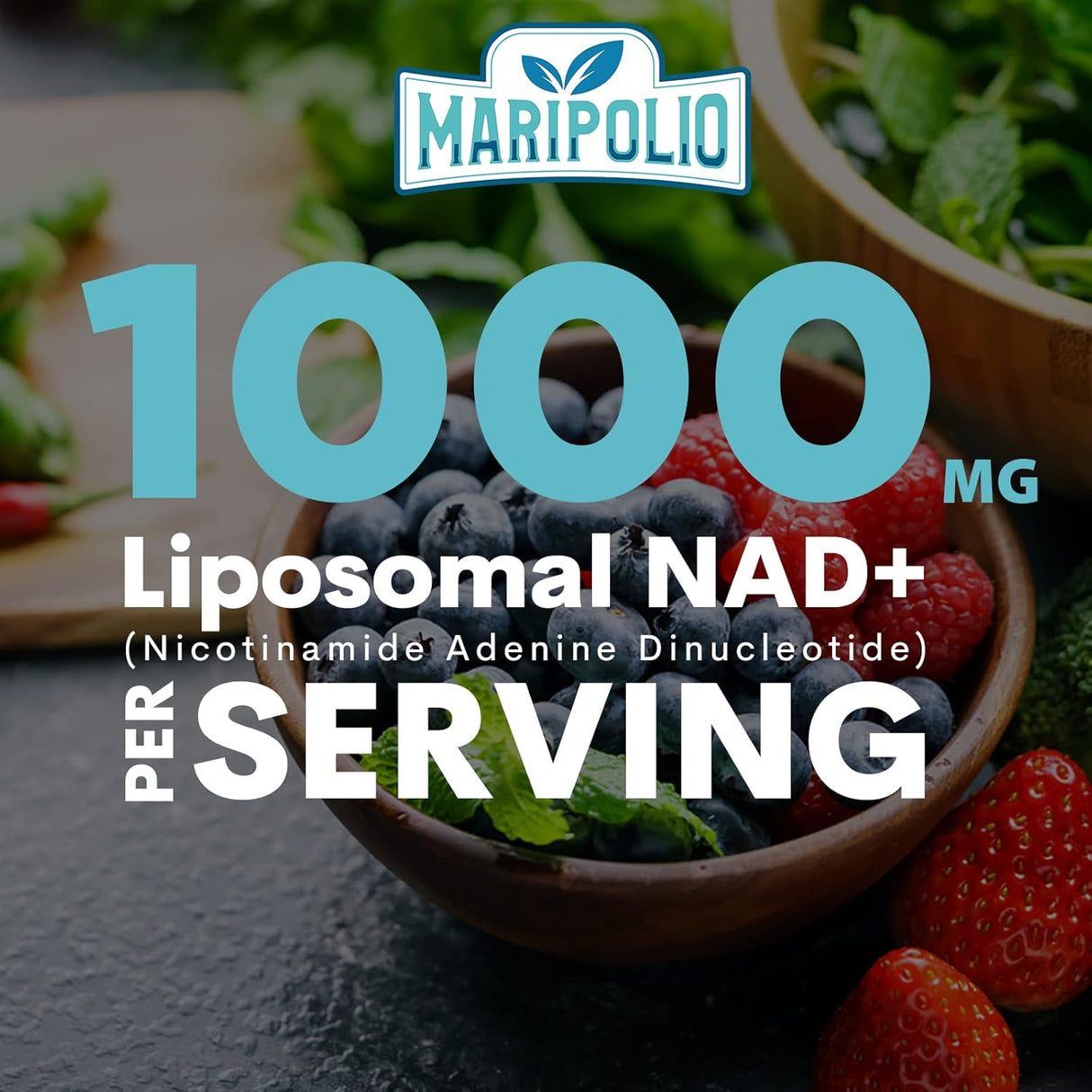 Suplemento liposomal NAD+ 1000 mg   Pontecy NAD más alto 60u