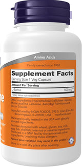 Suplemento L-Serina 500 mg, Salud Nerviosa, 120 Cápsulas Veganas