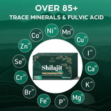 Tabletas de Shilajit Himalayan Orgánico 30,000 mg 60u