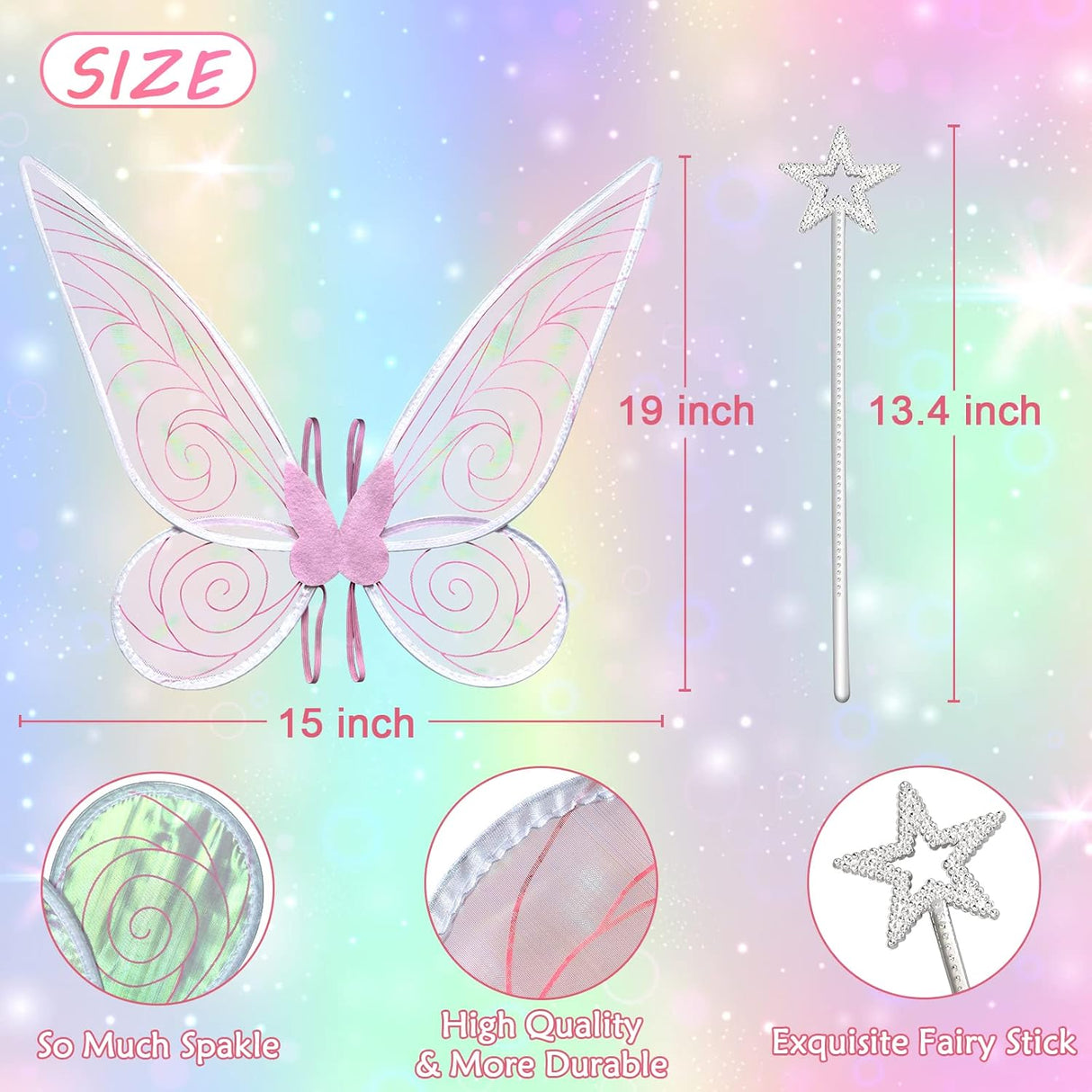 Disfraces Alas de hadas para adultos alas de mariposa