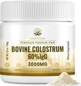 Suplemento de Calostro Bovino Kroppssund 3000 mg - 60% IgG