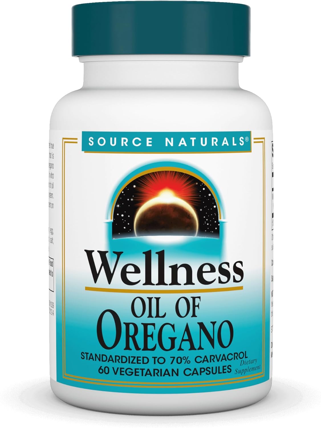 Aceite de Orégano Estándar 70% Carvacrol - 60 Cápsulas Veganas