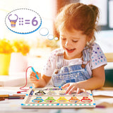 Juguete Magnético Montessori para Niños de 2 a 4 Años, Modelo Maze