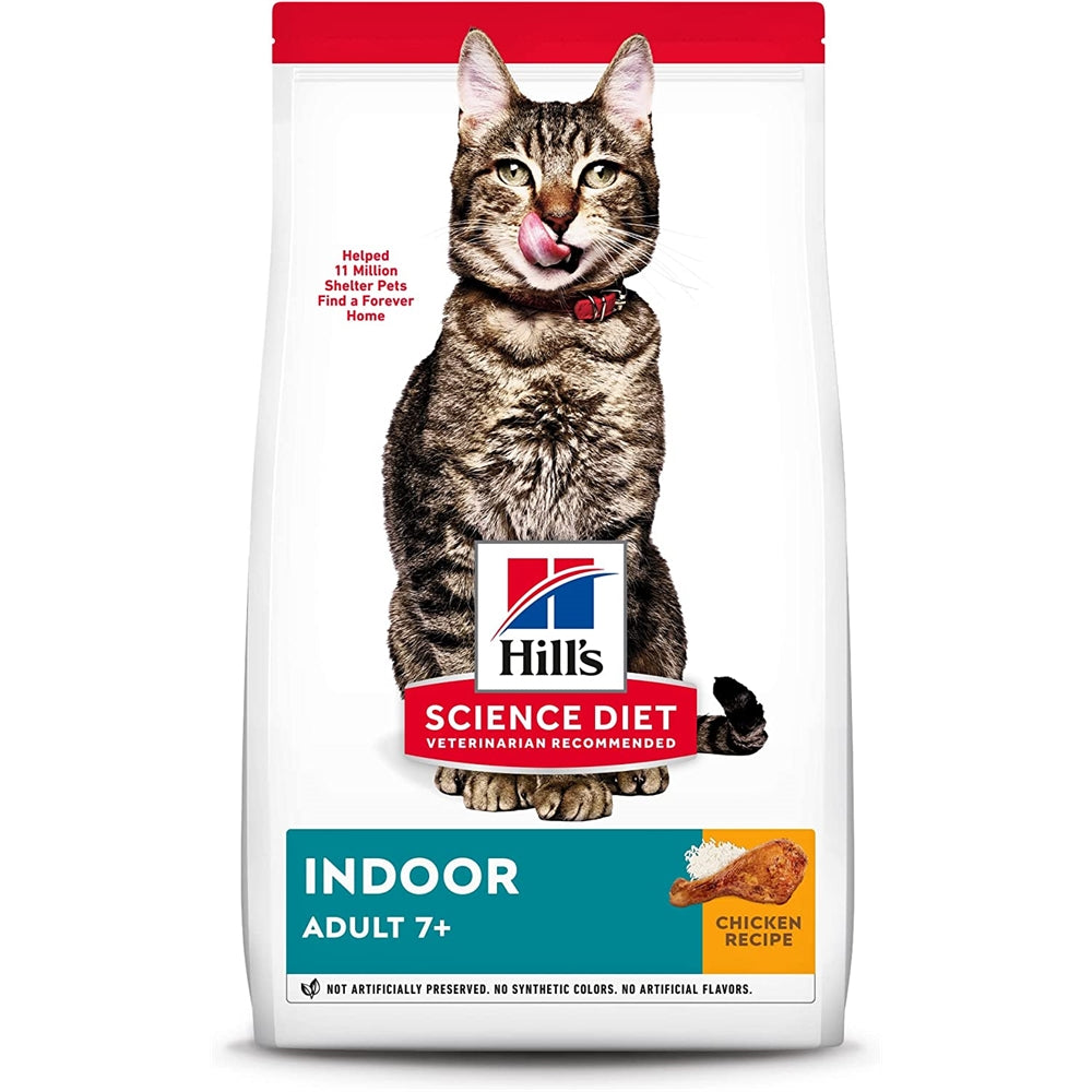 Alimento seco para gatos mayores de interior