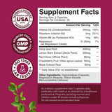 Suplemento herbal para menopausia, equilibrio hormonal, 75 cápsulas