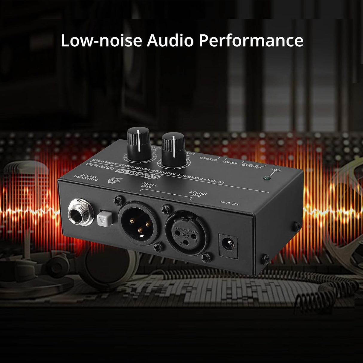 Amplificador de auriculares MA400 con salidas XLR y volumen