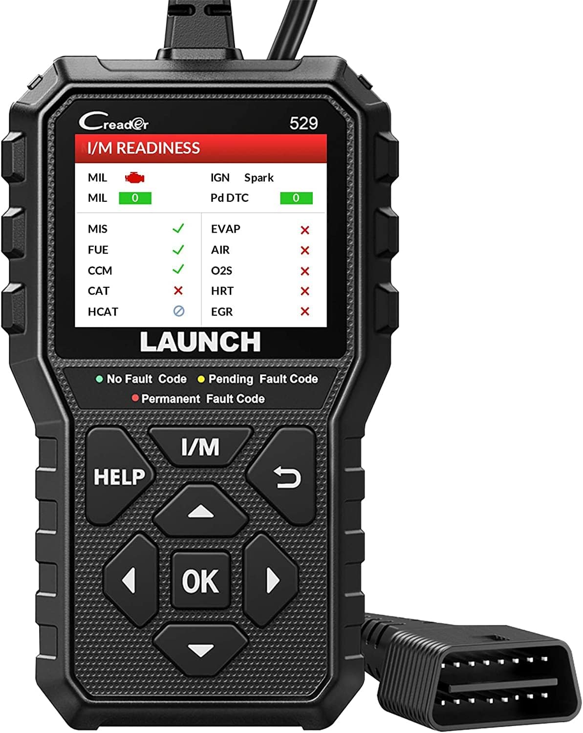 Escáner OBD2 Elite LAUNCH CR529, Funciones Completas, 2024