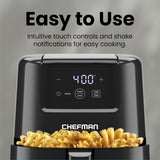 Freidora de aire mini 2 Qt, CHEFMAN, digital, compacta, modelo