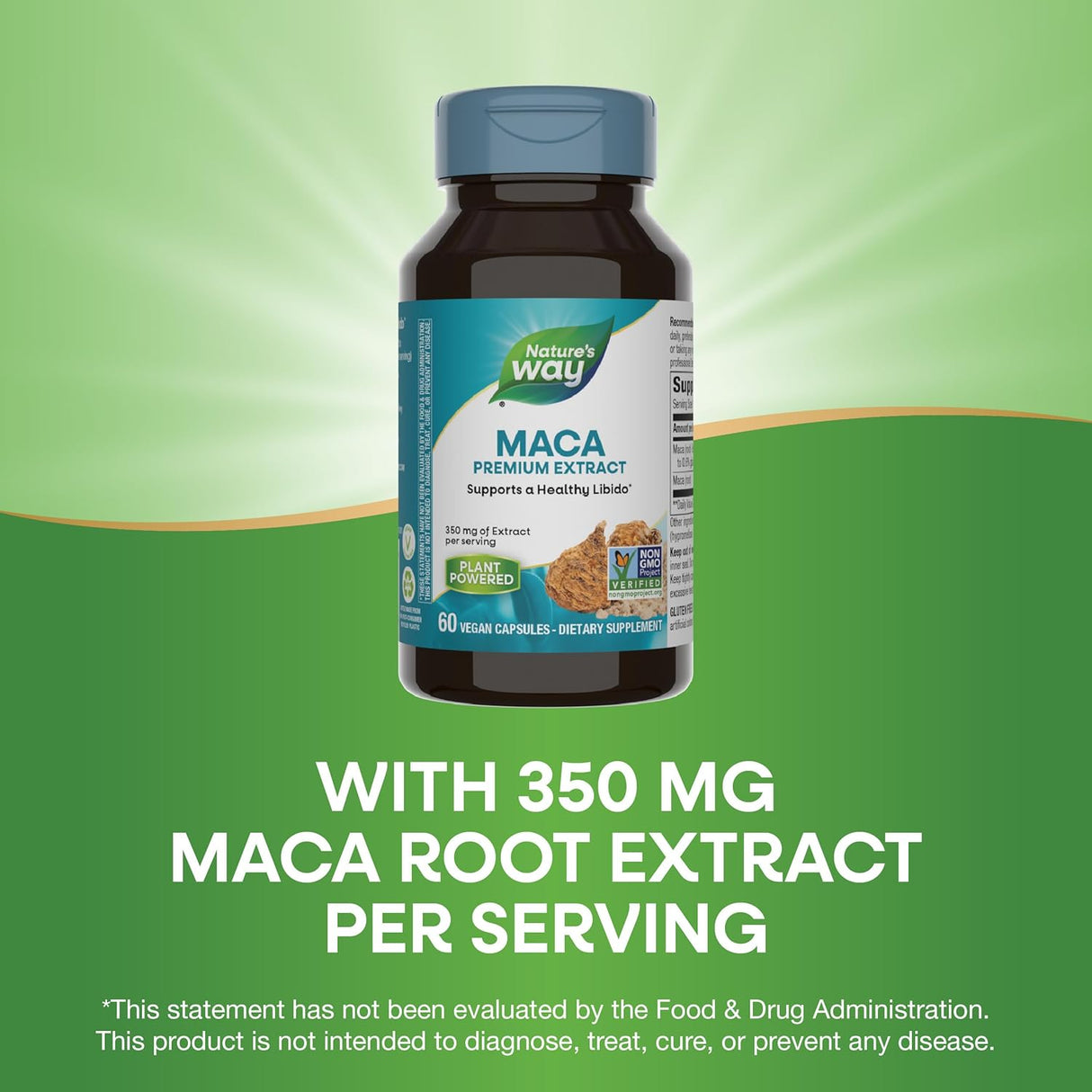 Maca Nature's Way Premium Extract 60 cápsulas