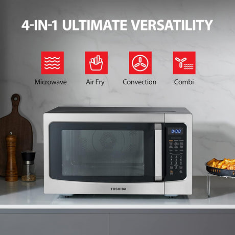 Microondas 4 en 1 Toshiba, Convección, Freír al Aire, ML-EC42P