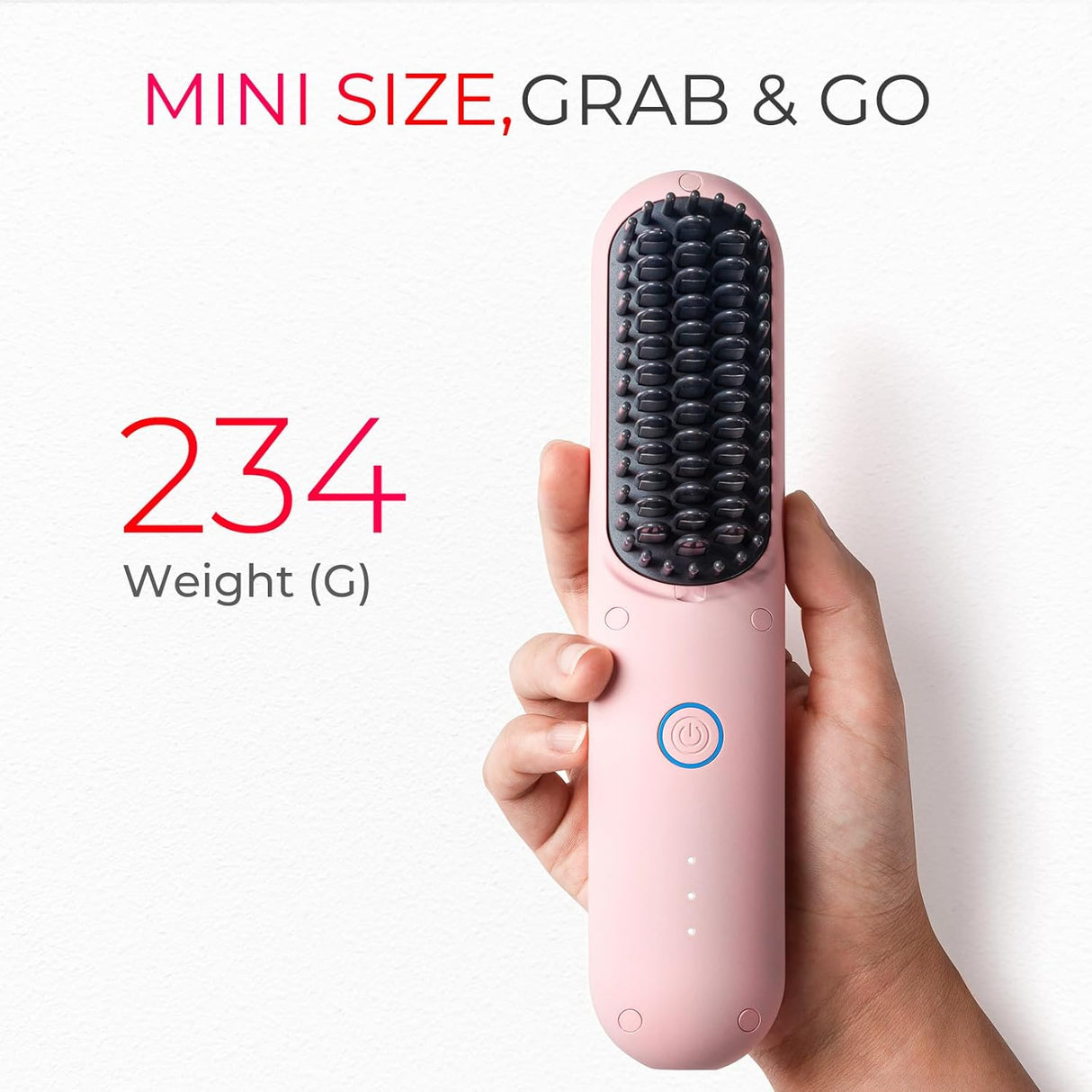 Cepillo alisador de pelo inalámbrico alisador para mujeres