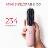 Cepillo alisador de pelo inalámbrico alisador para mujeres
