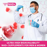 Suplemento de Gomas NAD+ 1000MG - Energía y Antienvejecimiento