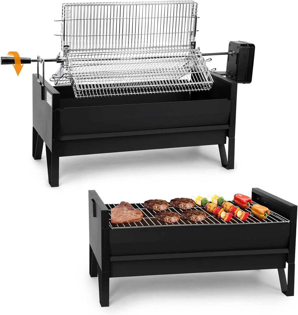Kit de asador Onlyfire 2 en 1 con 3 cestas y parrilla 24