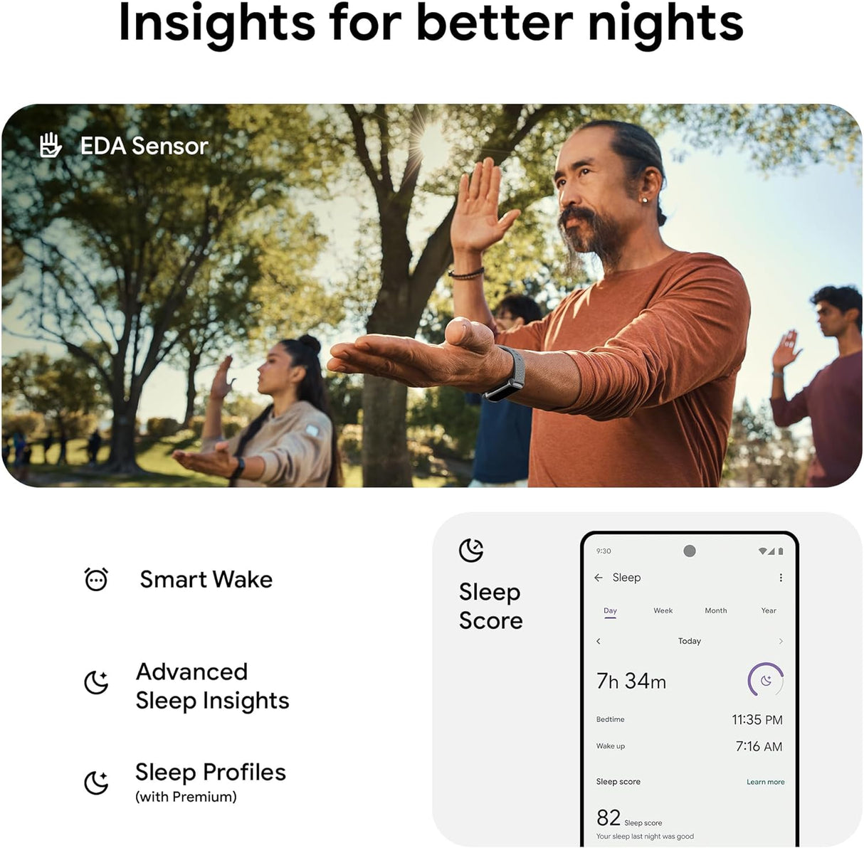 Fitbit Charge 6 con apps de Google, ritmo cardíaco y GPS