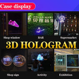Ventilador Holográfico 3D Missyou, 16.5 Proyector 700 Videos