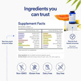 Suplementos Enzimas digestivas puras sin gluten   60 cáp